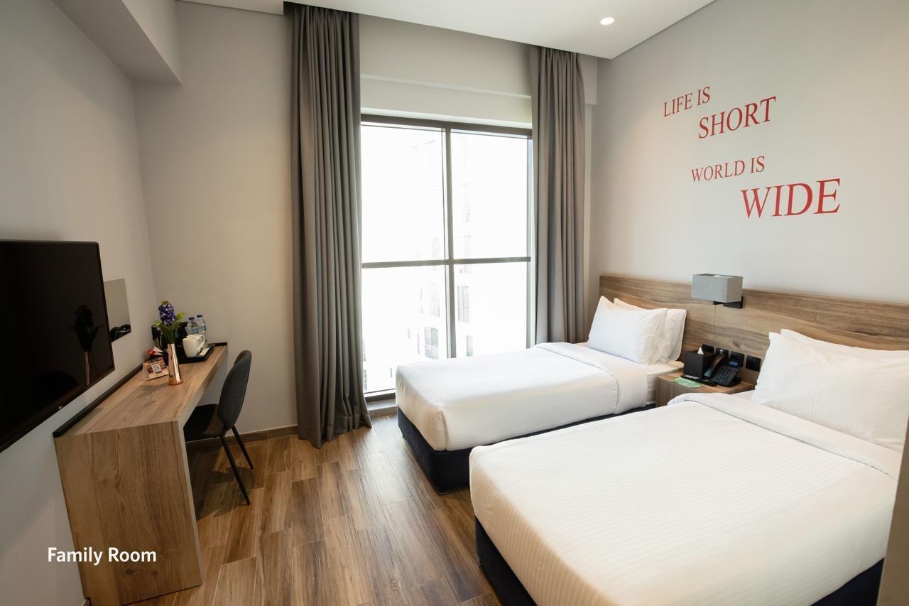 Kingsgate Al Jaddaf Hotel By Millennium ดูไบ ภายนอก รูปภาพ